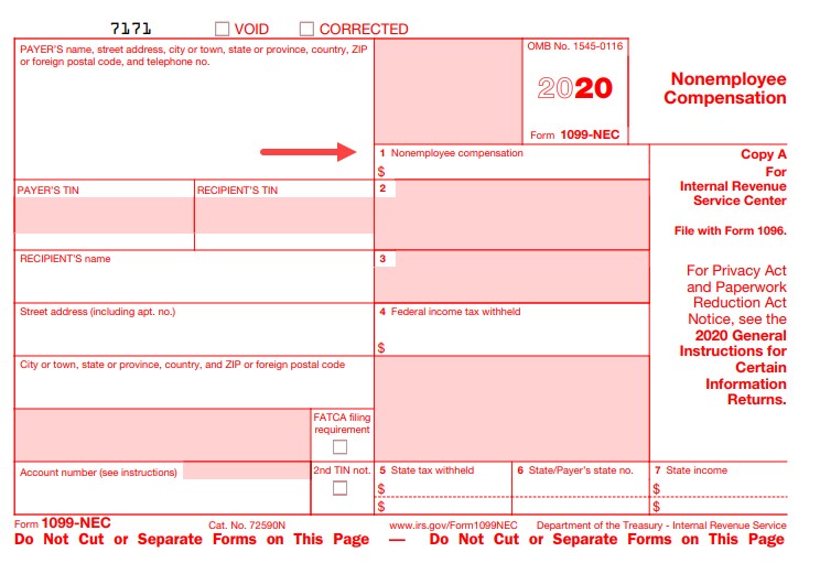 1099 NECs...WHAT??? D' Amore Consulting, LLC